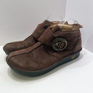 Alegria Caiti Brown Beauty Leather Ankle Bootie Size: 41  = US  more like 8.5/9